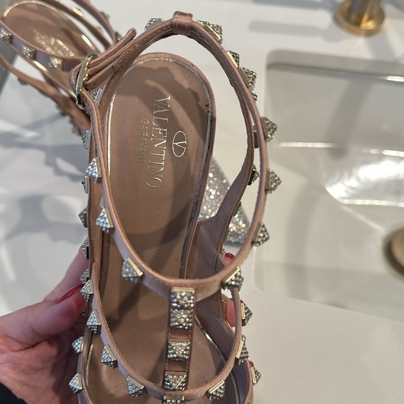 Valentino Rockstud Crystal Heels - Picture 4 of 13